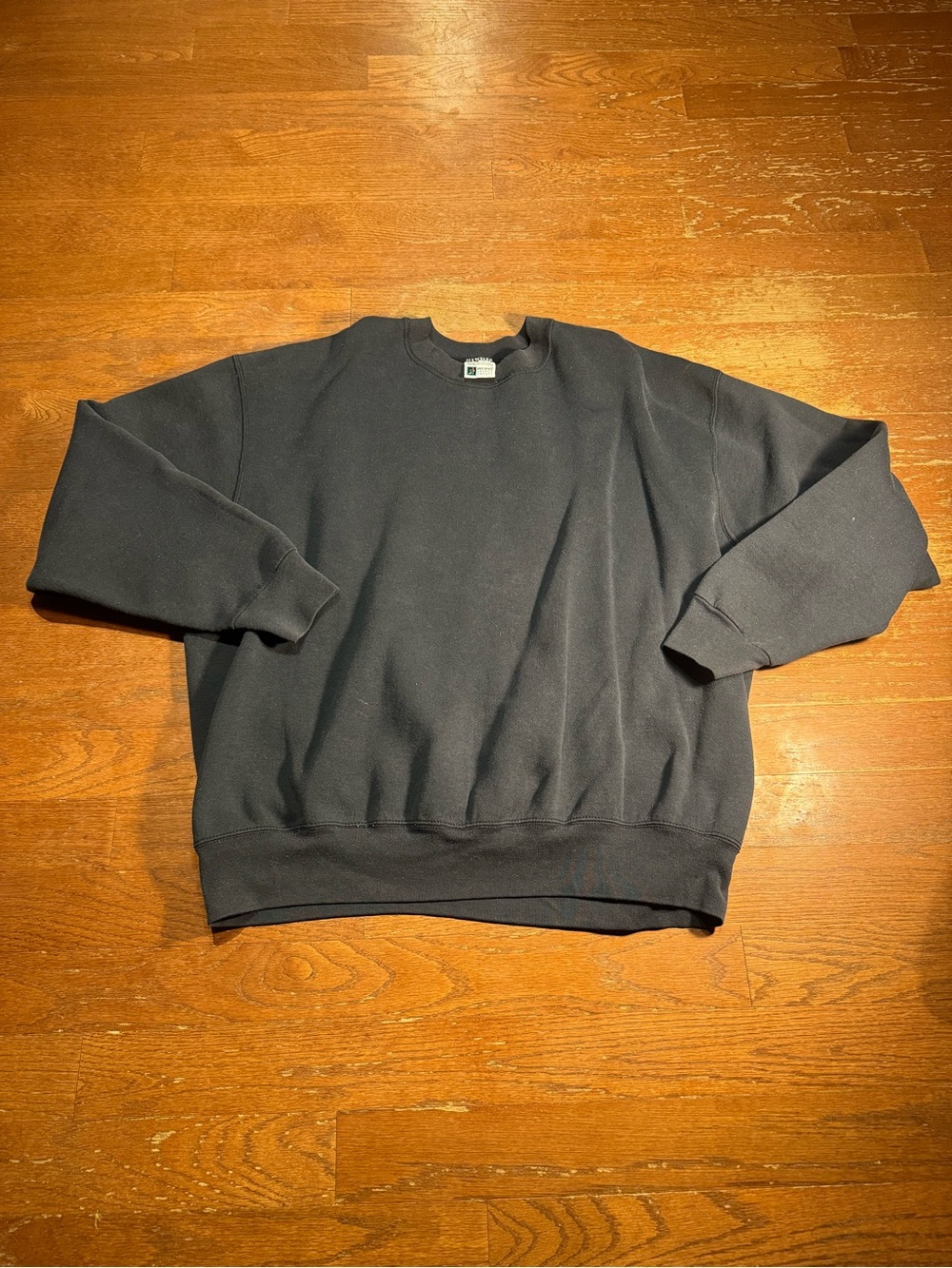 90s Vintage Black Crewneck